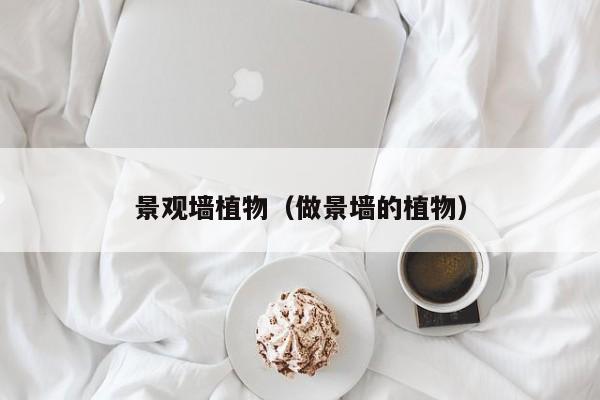 景观墙植物（做景墙的植物）